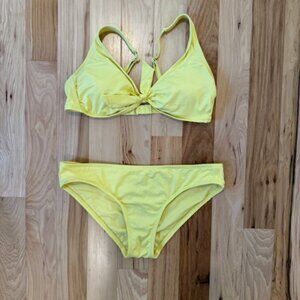 Kona Sol Yellow Two-Piece Bikini | Size Large